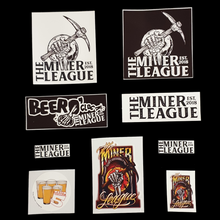 Load image into Gallery viewer, 9 Sticker Bundle - The Miner League